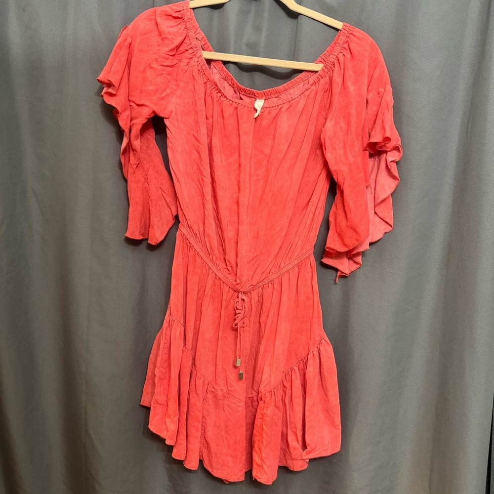 Elan Coral Pink Mini Skort Dress-Cowgirl